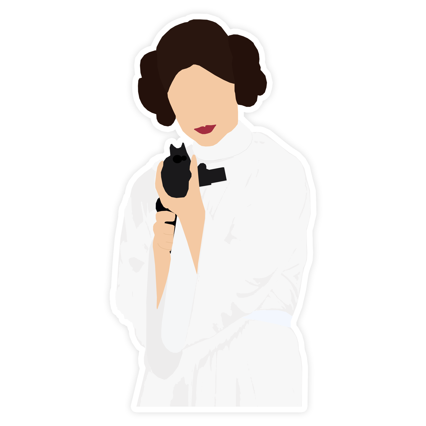 Princess Leia Star Wars Sticker – Trimmings