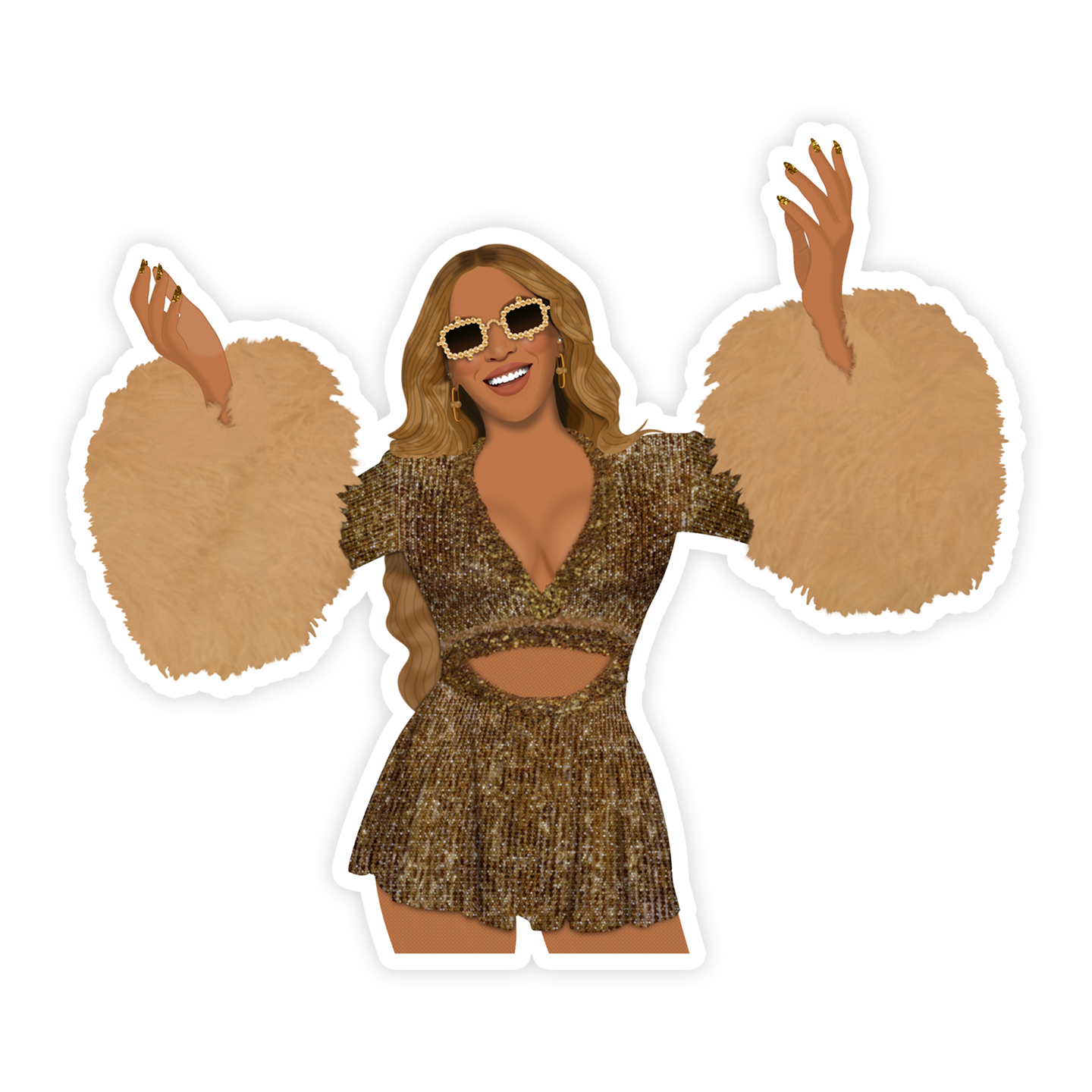 Beyonce Sticker Sheet – Paper Pastries