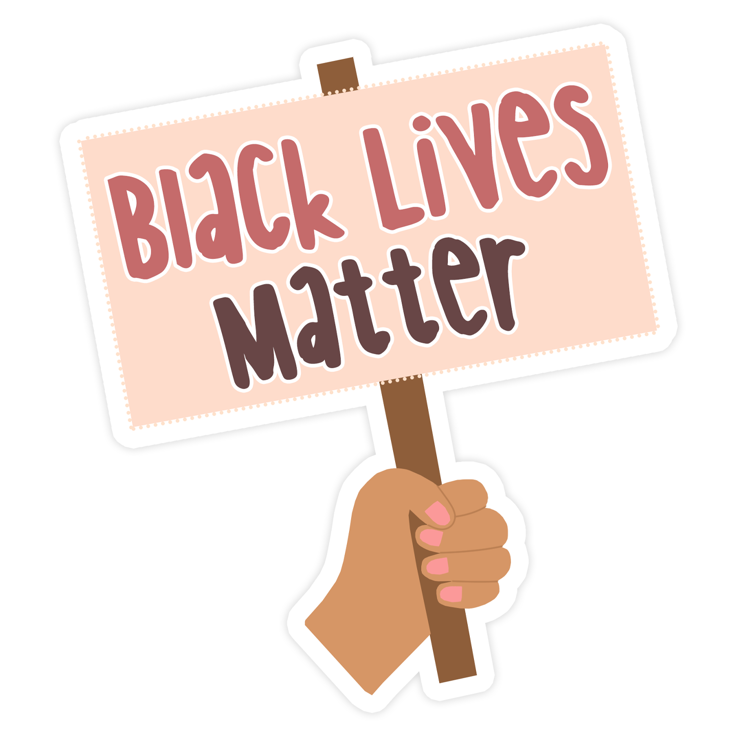 Black Lives Matter Charity Sticker