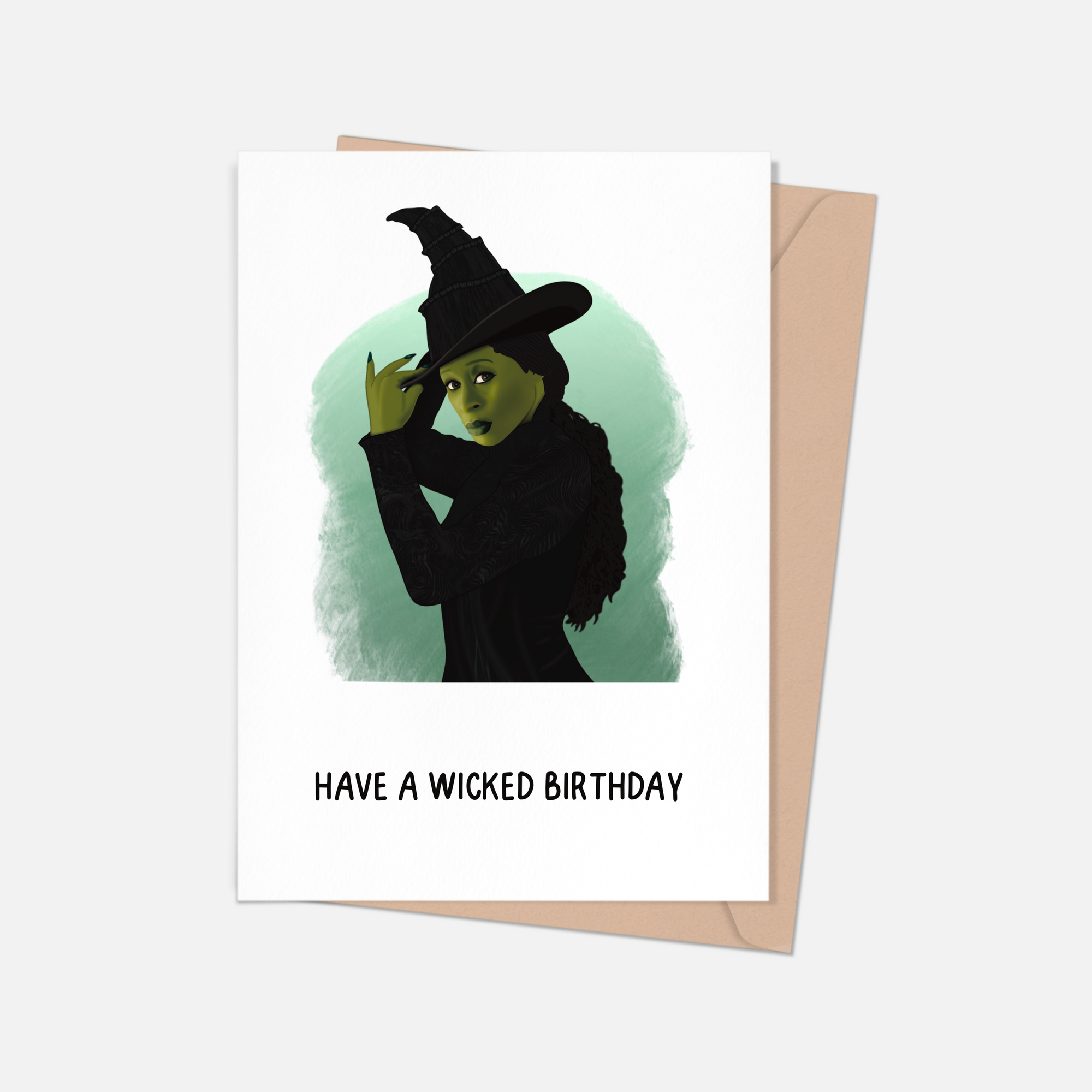 Elphba Wckd Birthday Card