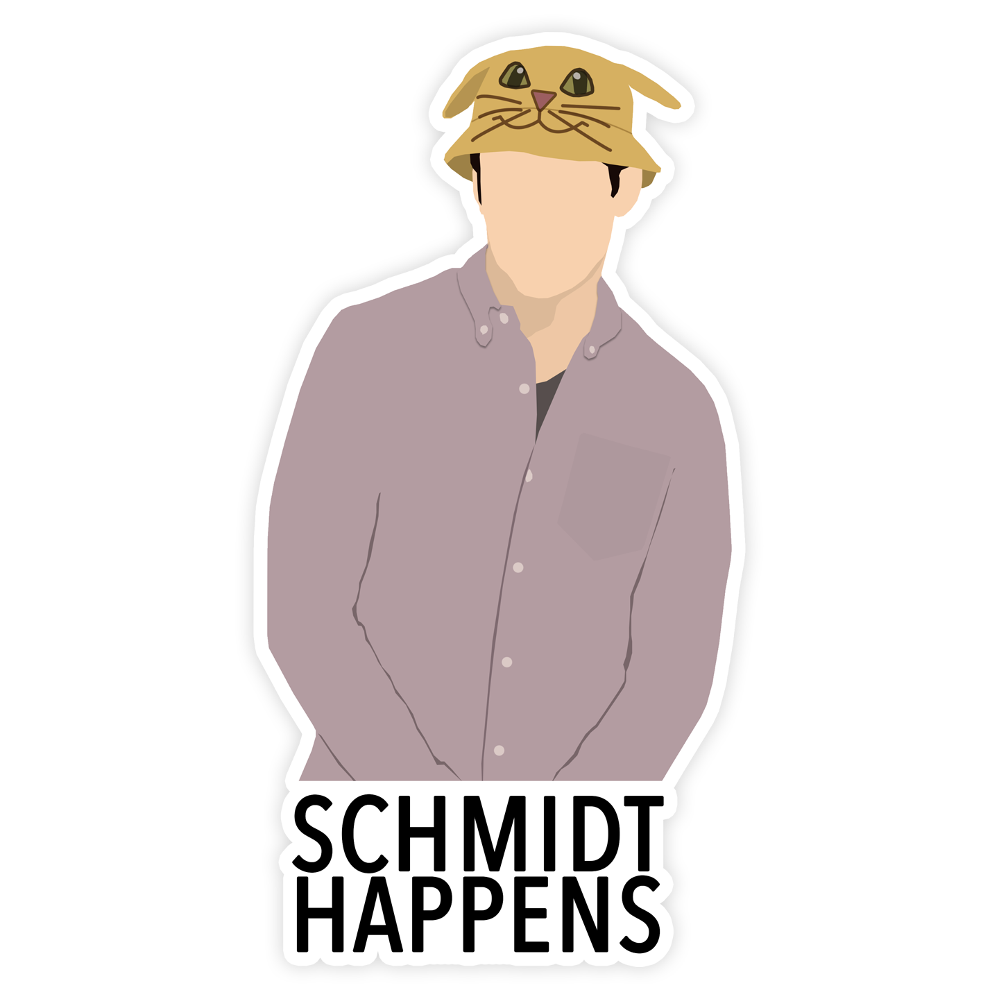 Schmidt Happens Sticker