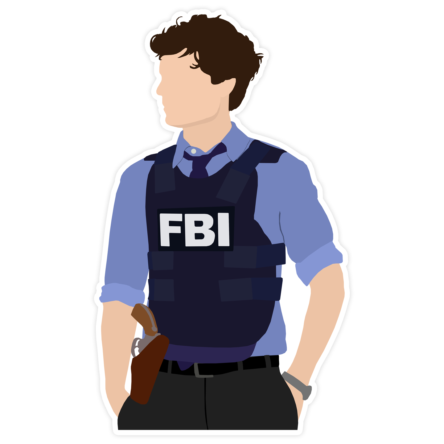 Criminal Minds Spencer Reid Sticker