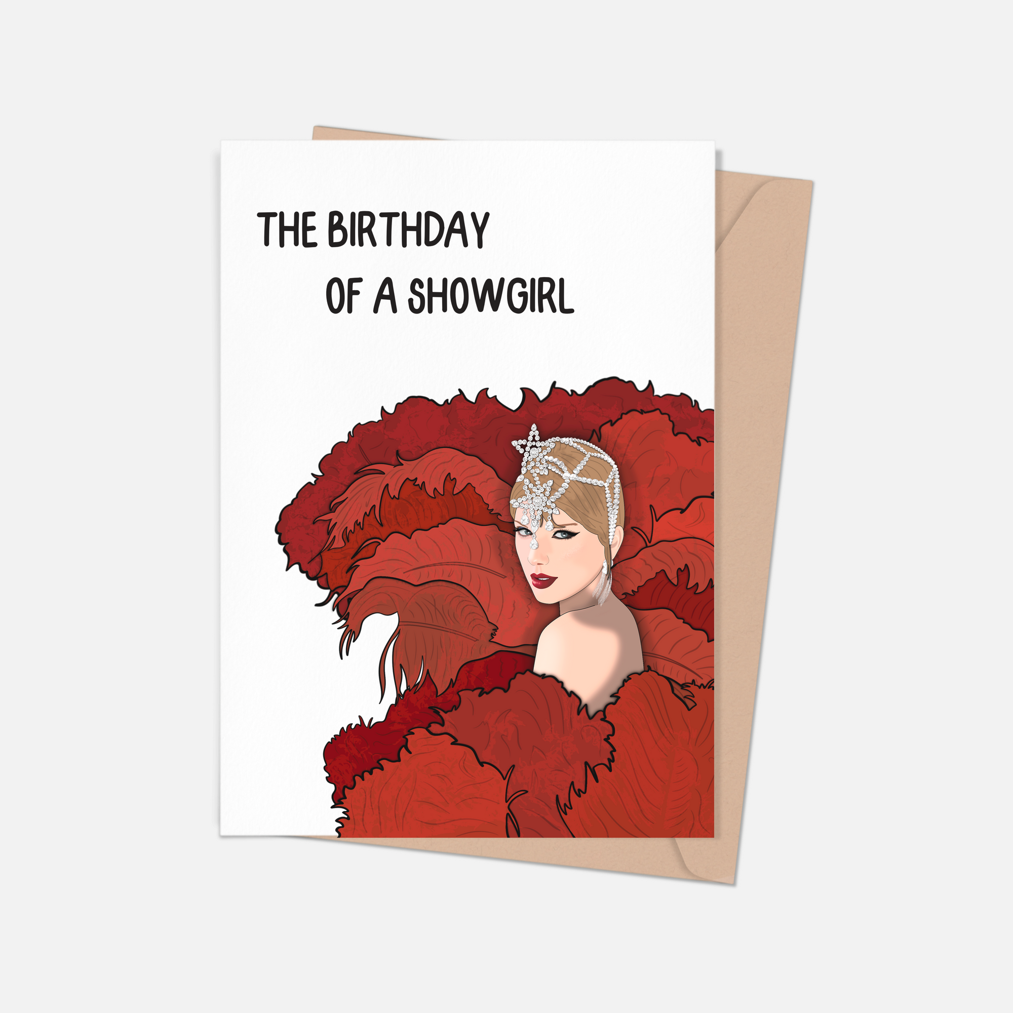 TS Birthday of a Showgirl Card